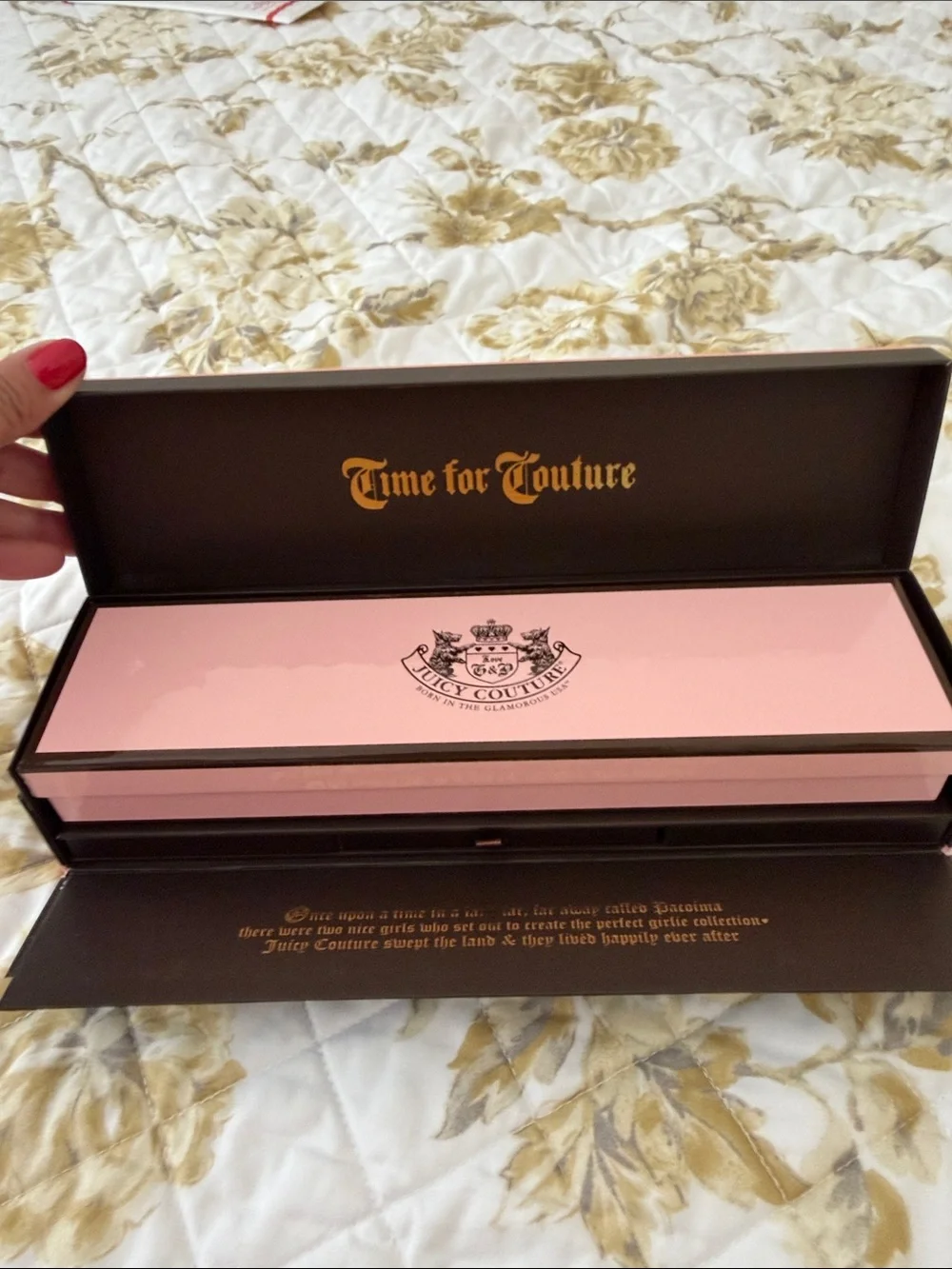 Juicy Couture Black Patent Leather Watch with Silver-Tone Case
